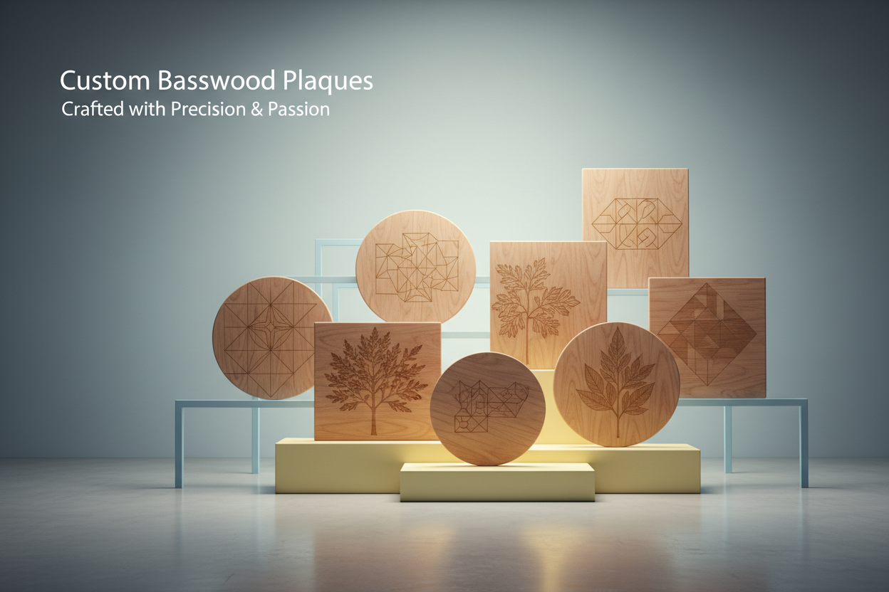 Custom Basswood Plaques Collection Banner