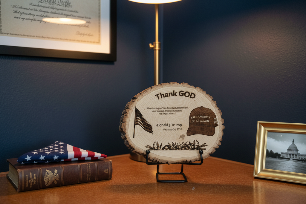 Trump Plaque Lifestyle - Based on Your Product